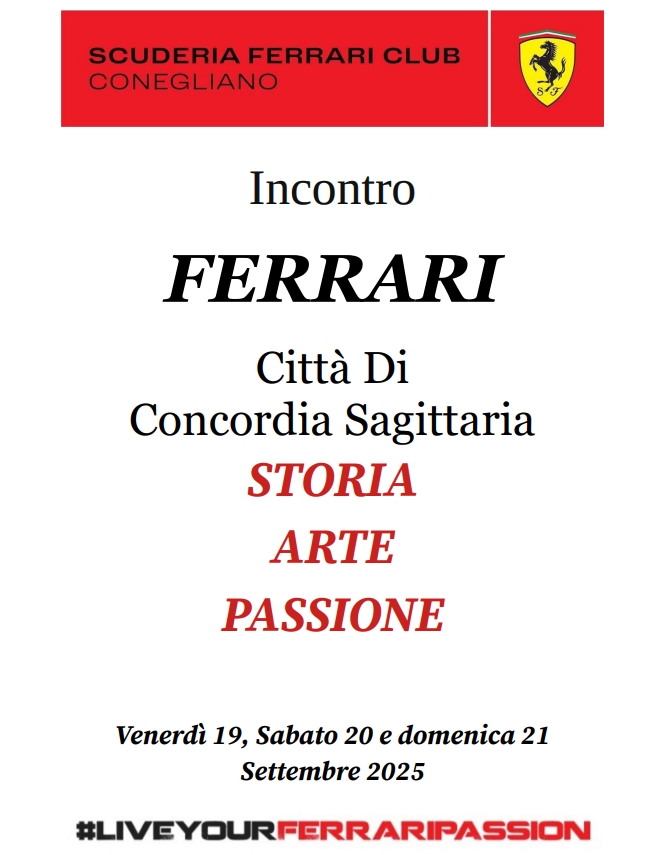 evento ferrari CONCORDIA